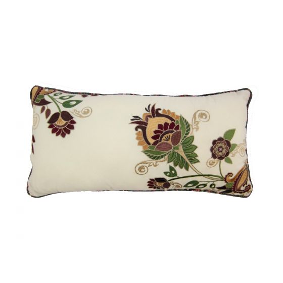 Donna Sharp Spice Postage Stamp Country Primitive Quilted Collection Rectangular Pillow