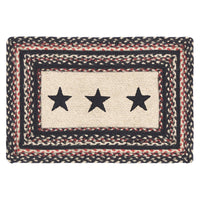 Colonial Star Jute Rect Placemat 12x18