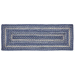 Great Falls Blue Jute Rect Runner 13x36