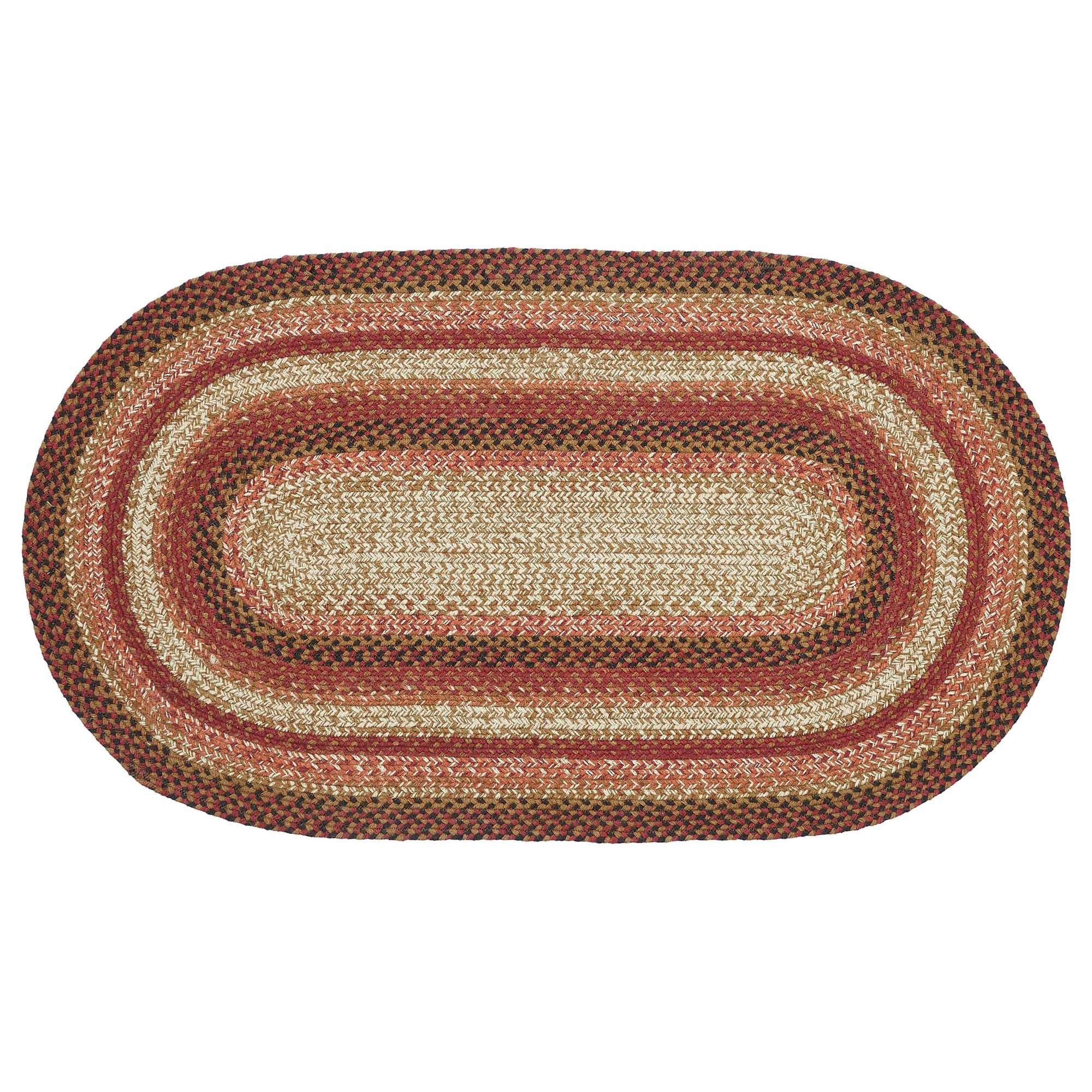 Ginger Spice Jute Rug Oval w/ Pad 27x48 – Beth's Country Primitive