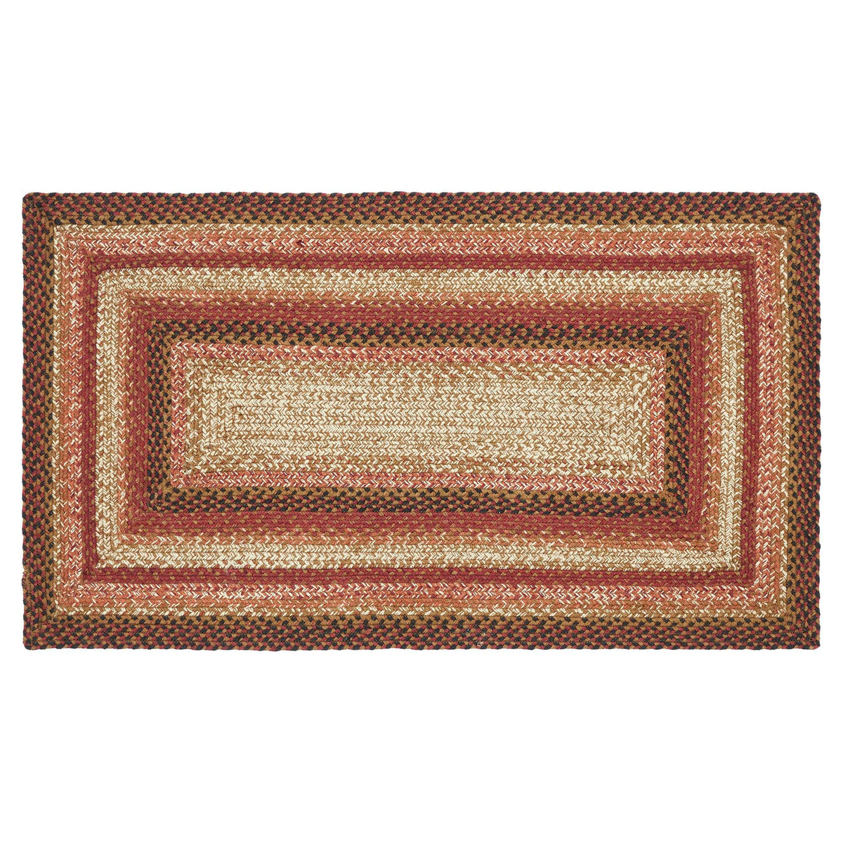 Ginger Spice Jute Rug Rect w/ Pad 27x48