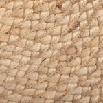 Natural Jute Rug Oval w/ Pad 60x96