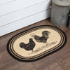 Sawyer Mill Charcoal Poultry Jute Rug Oval 20x30
