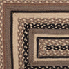 Sawyer Mill Charcoal Jute Rug Rect w/ Pad 36x60