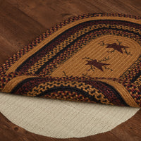 Heritage Farms Star and Pip Jute Rug Oval 20x30