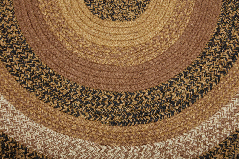 Kettle Grove Jute Rug Oval w/ Pad 24x36