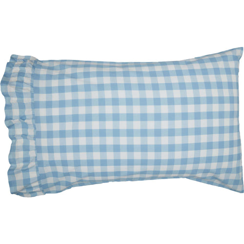 Annie Buffalo Blue Check Standard Pillow Case Set of 2 21x30+4