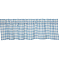 Annie Buffalo Blue Check Valance 16x60