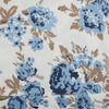 Annie Blue Floral Fabric Euro Sham 26x26