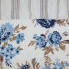 Annie Blue Floral Ruffled King Sham 21x37