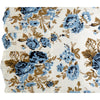 Annie Blue Floral Ruffled King Pillow Case Set of 2 21x36+8