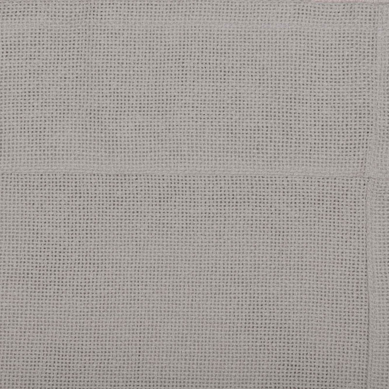 Burlap Dove Grey Valance 16x72