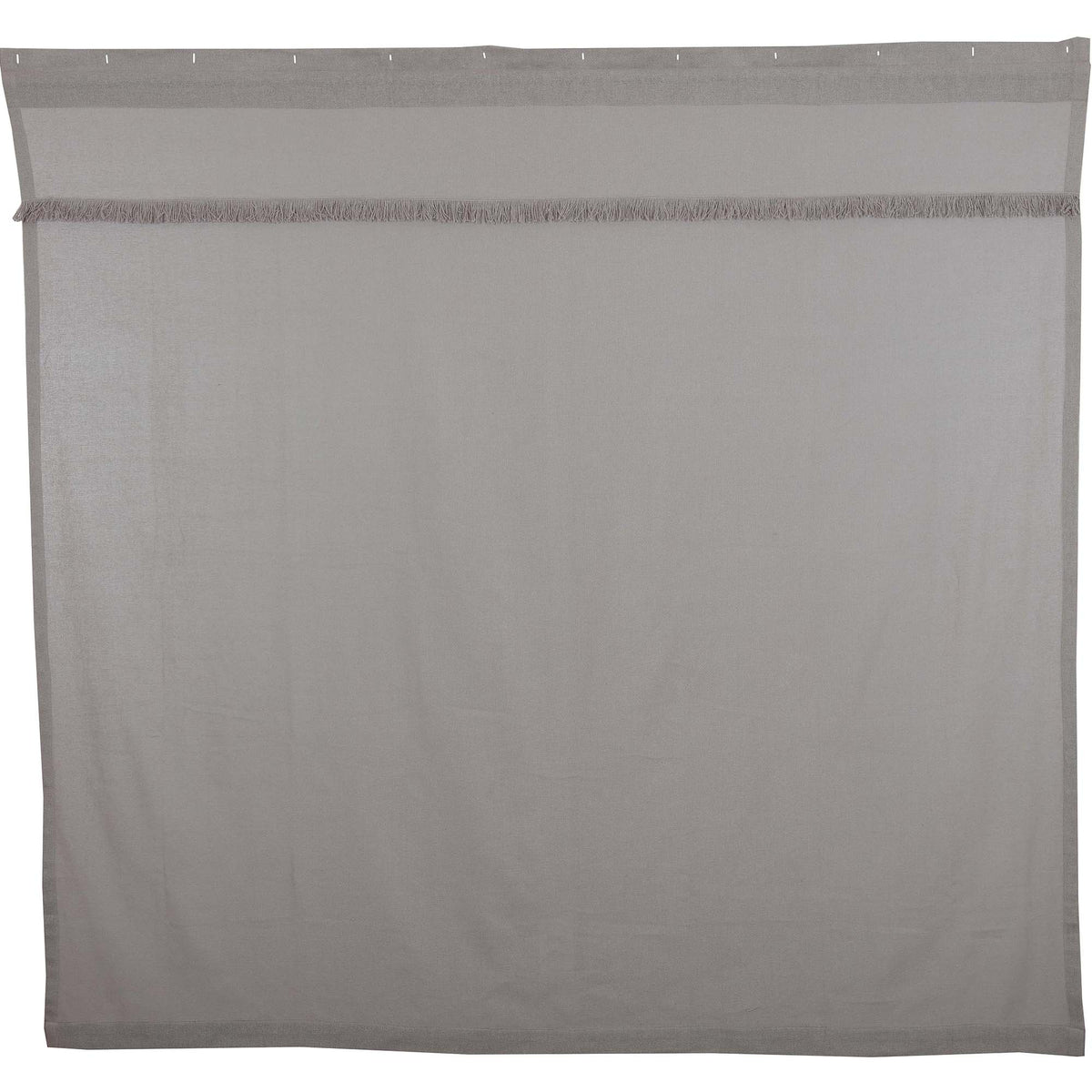 Burlap Dove Grey Shower Curtain 72x72