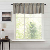 Grain Sack Blue Valance 16x60