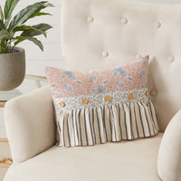 Kaila Ruffled Pillow 14x18 **BACKORDERED UNTIL NOVEMBER 2024**