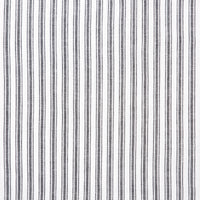 Sawyer Mill Black Ticking Stripe Fabric Euro Sham 26x26