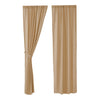 Tobacco Cloth Khaki Panel Set of 2 96x40