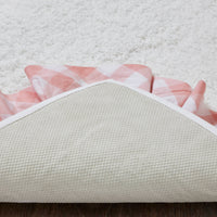Annie Buffalo Coral Check Bathmat 27x48
