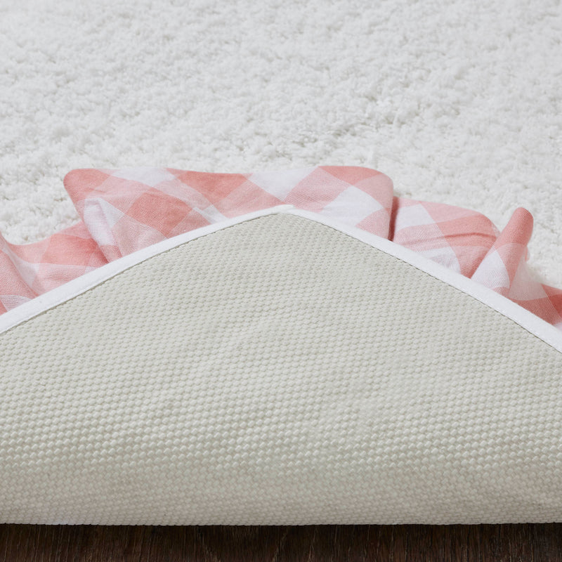 Annie Buffalo Coral Check Bathmat 27x48