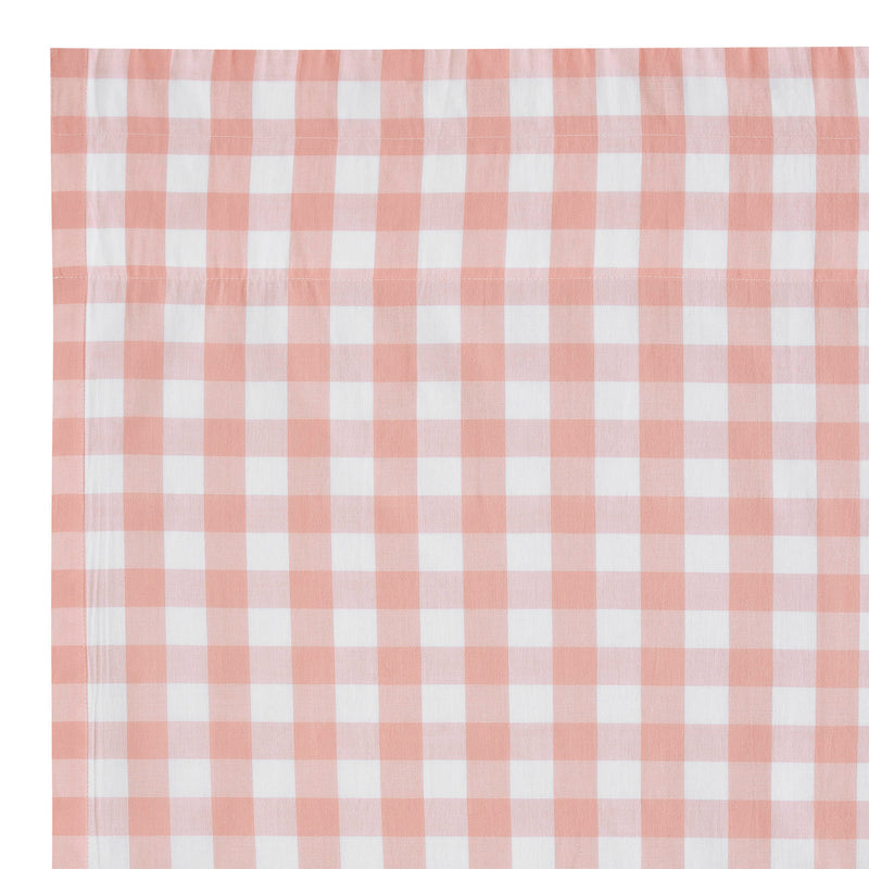 Annie Buffalo Coral Check Door Panel 72x40