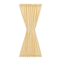 Annie Buffalo Yellow Check Door Panel 72x40