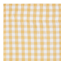 Annie Buffalo Yellow Check Panel Set of 2 84x40