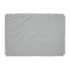 Burlap Dove Grey Placemat Set of 6 Fringed 13x19