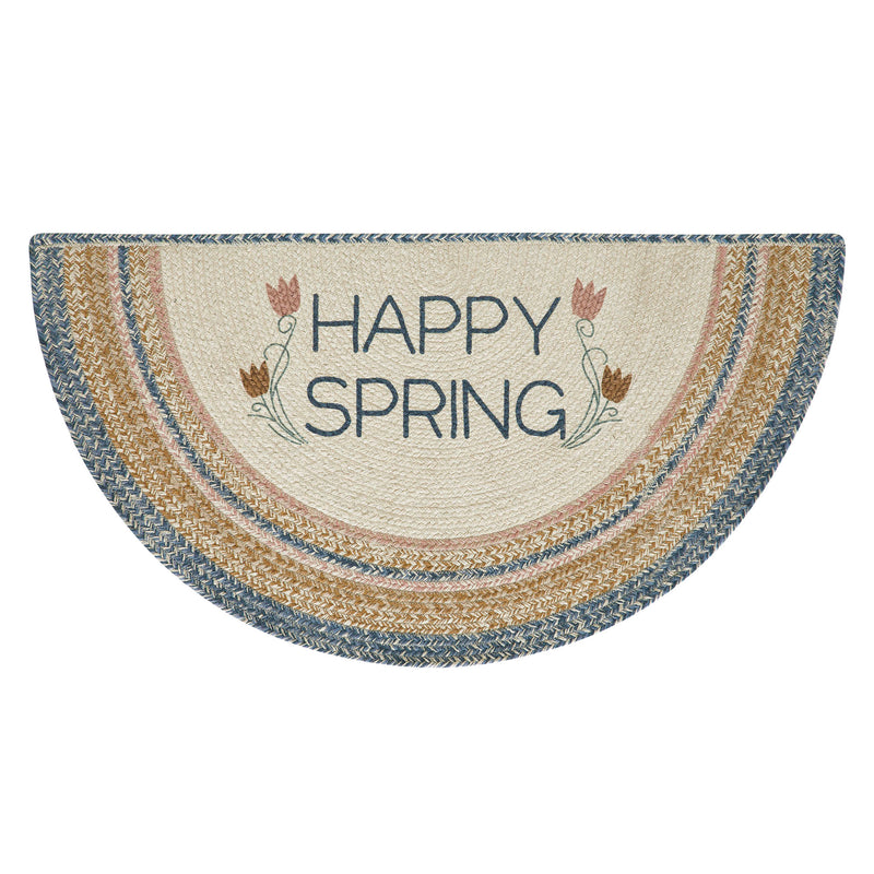 Kaila Happy Spring Jute Half Circle w/ Pad 19.5x36