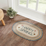 Kaila Happy Spring Jute Rug Oval w/ Pad 20x30