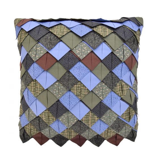 Donna Sharp Bear Lake Rustic Lodge Quilted Collection Roof Tile Pillow