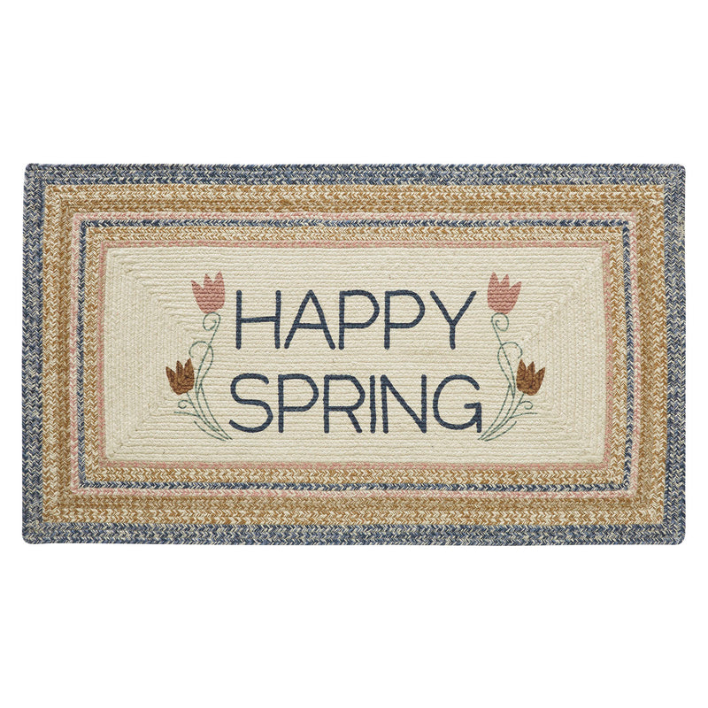 Kaila Happy Spring Jute Rug Rect w/ Pad 27x48