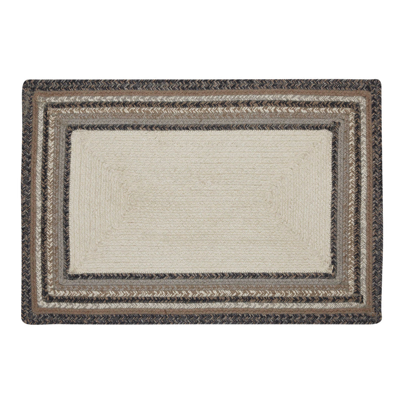 Floral Vine Jute Rug Rect Welcome 20x30