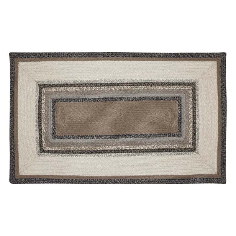 Floral Vine Jute Rug Rect w/ Pad 36x60