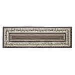 Floral Vine Jute Rug/Runner Rect w/ Pad 24x78