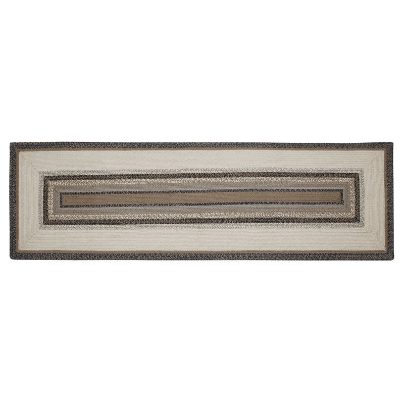 Floral Vine Jute Rug/Runner Rect w/ Pad 24x78