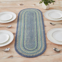 Jolie Jute Oval Runner 12x36