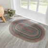 Multi Jute Rug Oval 24x36