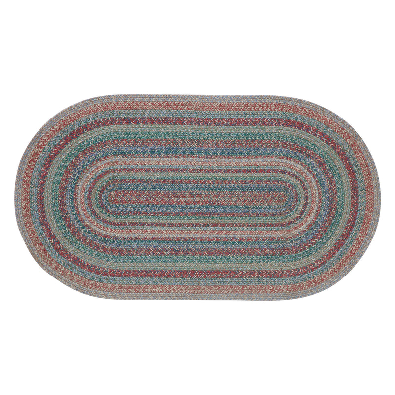 Multi Jute Rug Oval w/ Pad 27x48 – Beth's Country Primitive Home Decor