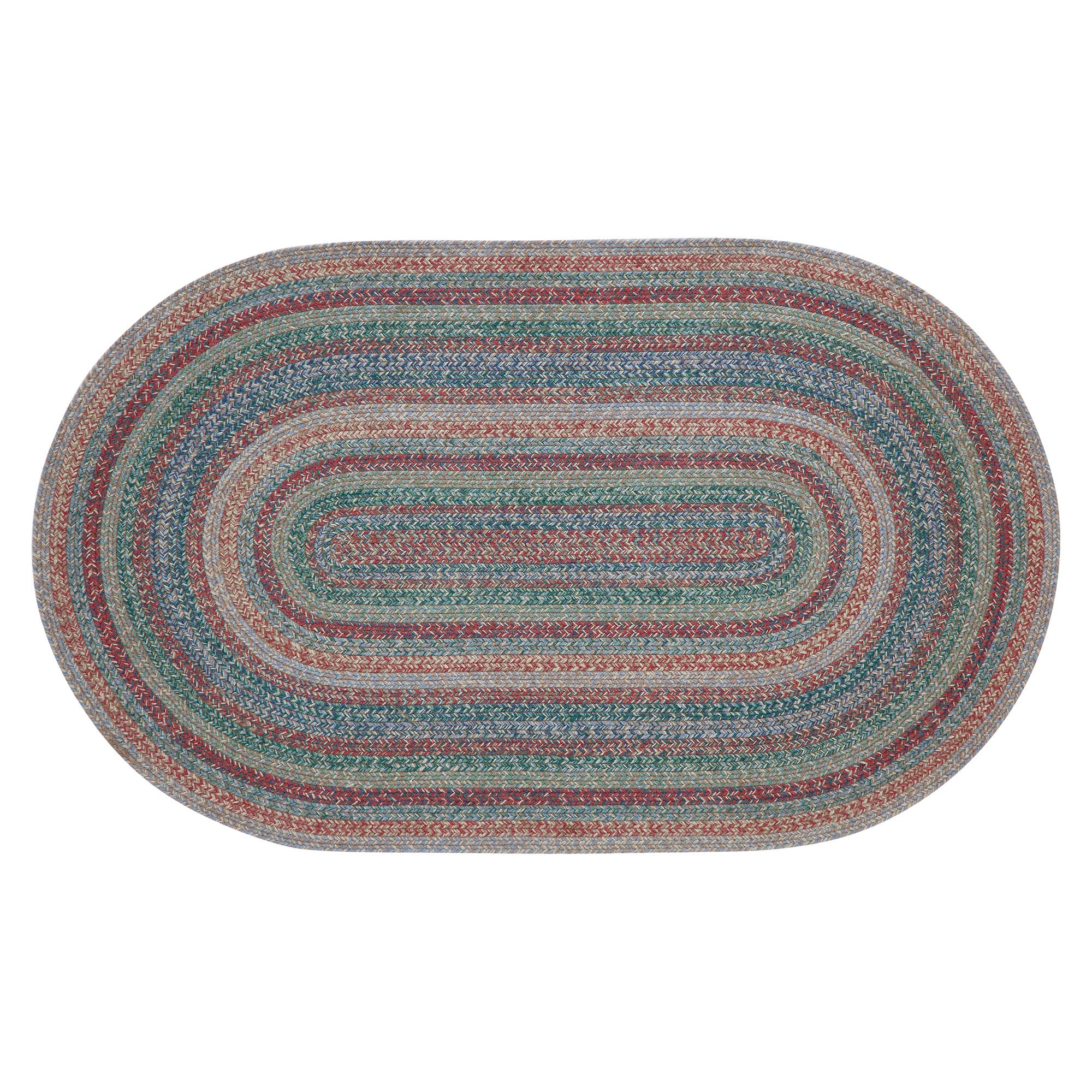Multi Jute Rug Oval w/ Pad 36x60 – Beth's Country Primitive Home Decor