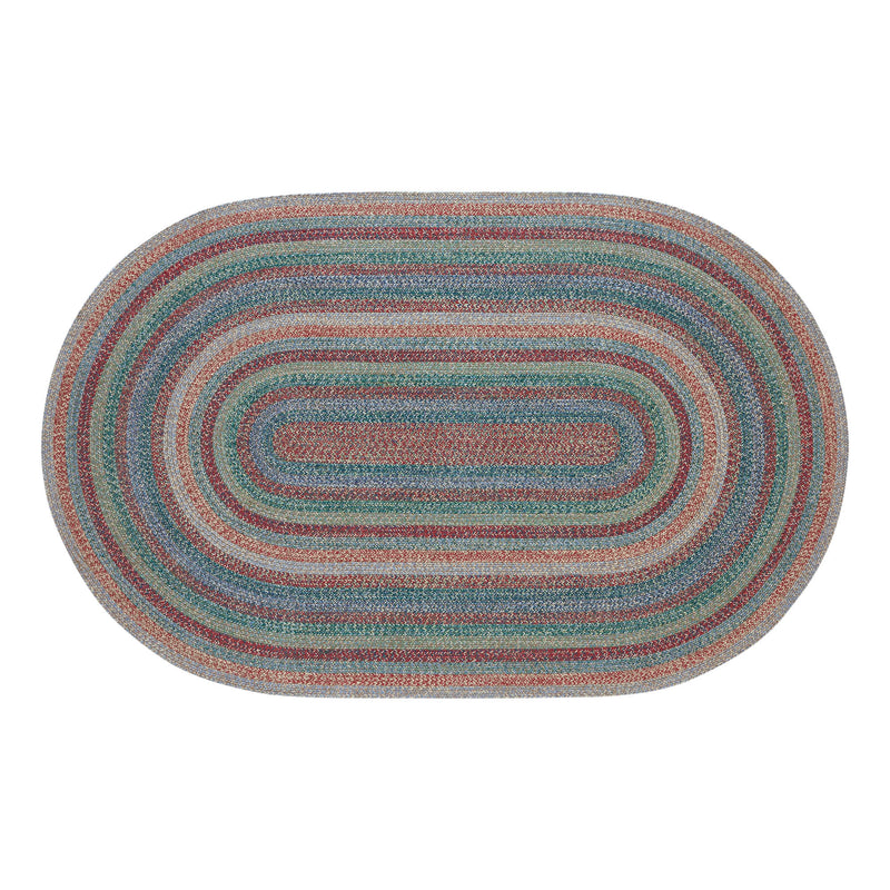 Multi Jute Rug Oval w/ Pad 60x96