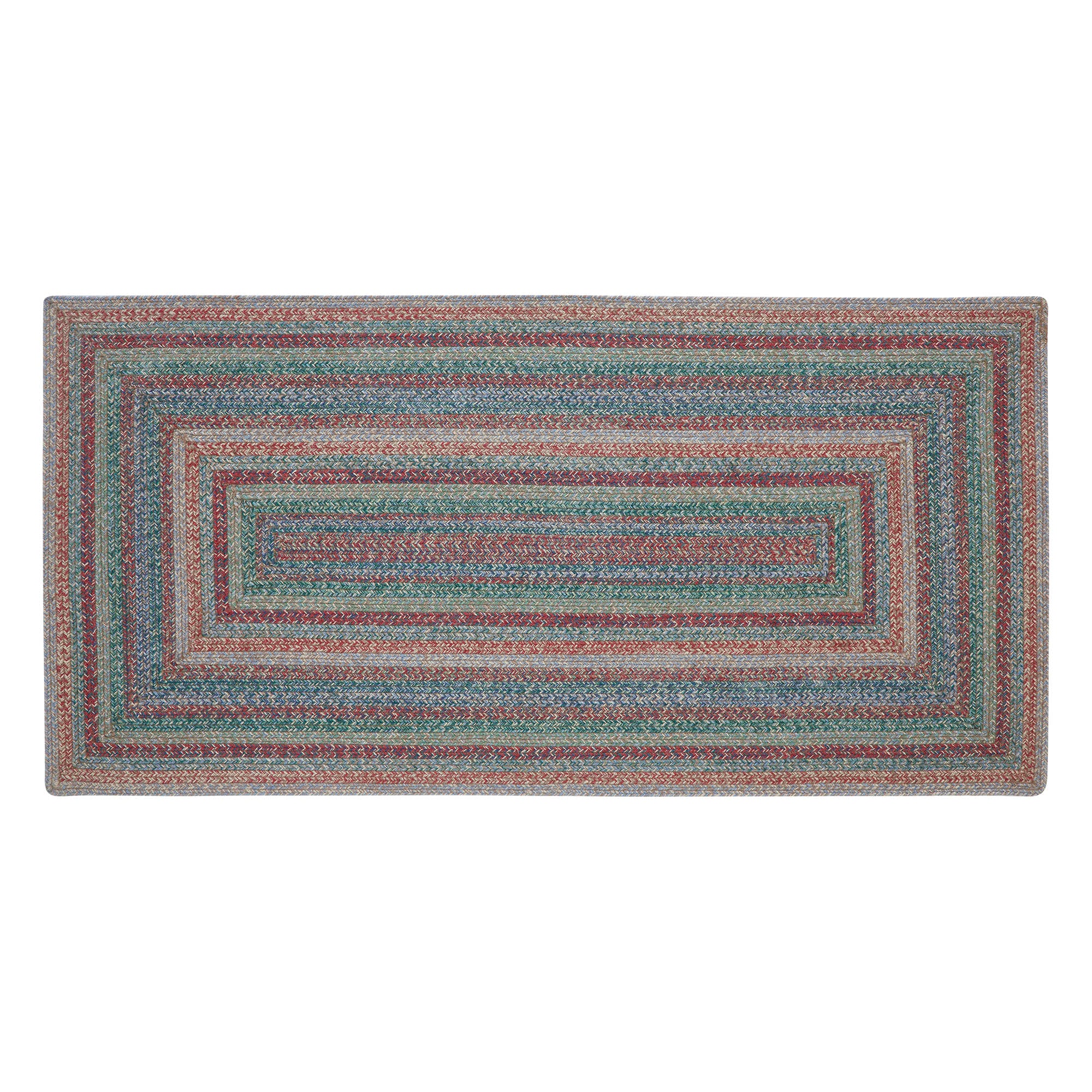 Multi Jute Rug Rect w/ Pad 36x72 – Beth's Country Primitive Home Decor