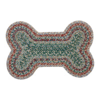 Multi Indoor/Outdoor Small Bone Rug 11.5x17.5