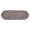 Multi Jute Oval Runner 8x24