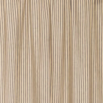 Sawyer Mill Charcoal Ticking Stripe Blackout Panel 84x40