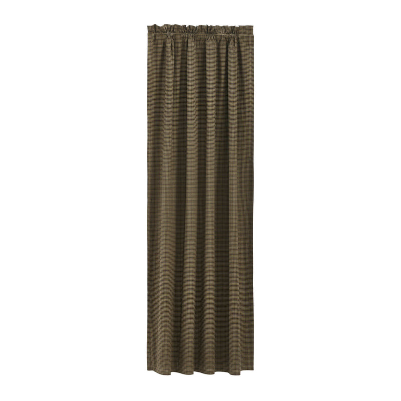 Tea Cabin Green Plaid Blackout Panel 84x50
