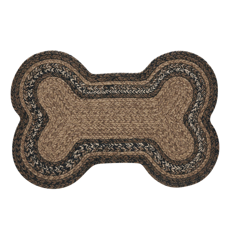 Espresso Indoor/Outdoor Medium Bone Rug 15x23