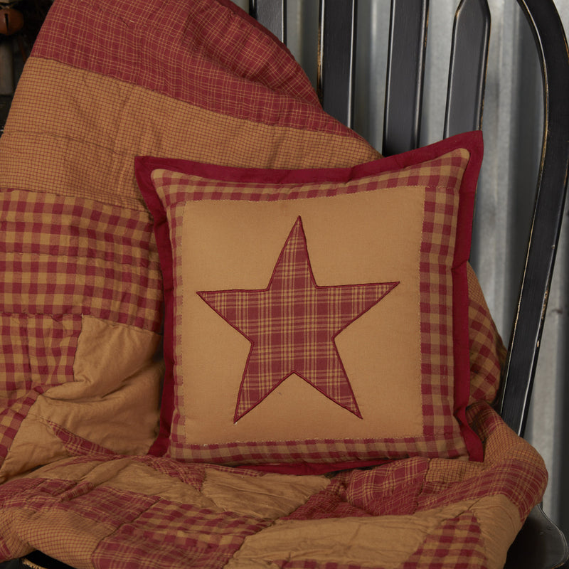 VHC Brands Ninepatch Star - Decoración Acolchada A Mano