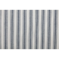 Sawyer Mill Blue Ticking Stripe Curtain 72x72 Close-Up