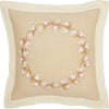 Ashmont Cotton Wreath Pillow 18x18
