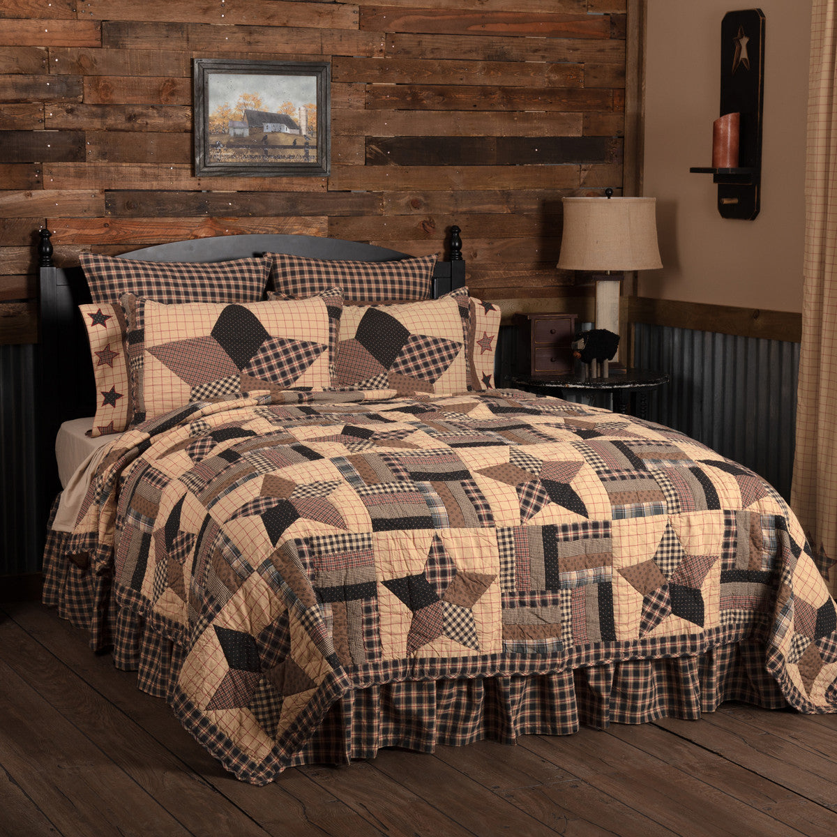 Farmhouse Country Primitive Rustic Quilts & Coverlets – Beth's